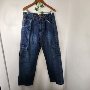 Unionbay Men's Baggy Cargo Jeans 36 x 32